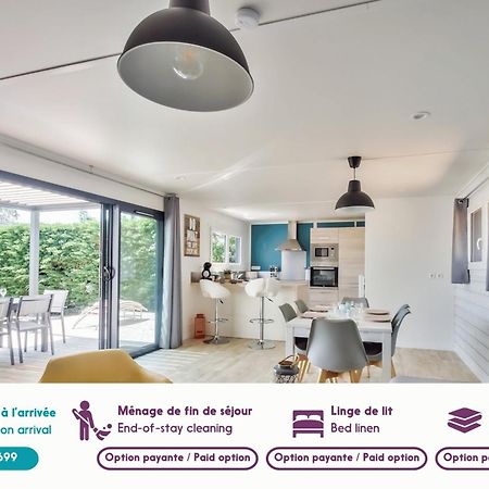 Brétignolles-sur-Mer Chalet Pour 8 Dans Residence Avec Piscine Chauffee מראה חיצוני תמונה