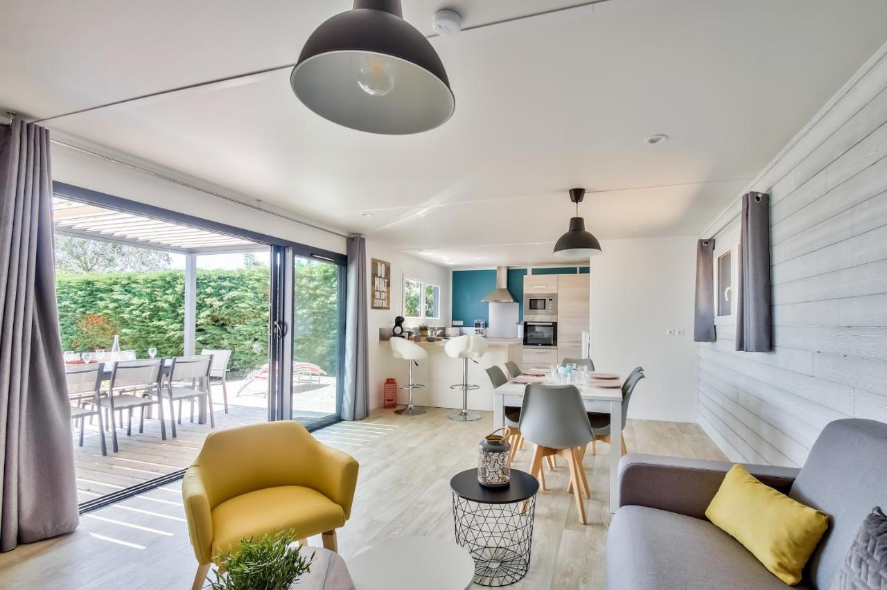 Brétignolles-sur-Mer Chalet Pour 8 Dans Residence Avec Piscine Chauffee מראה חיצוני תמונה