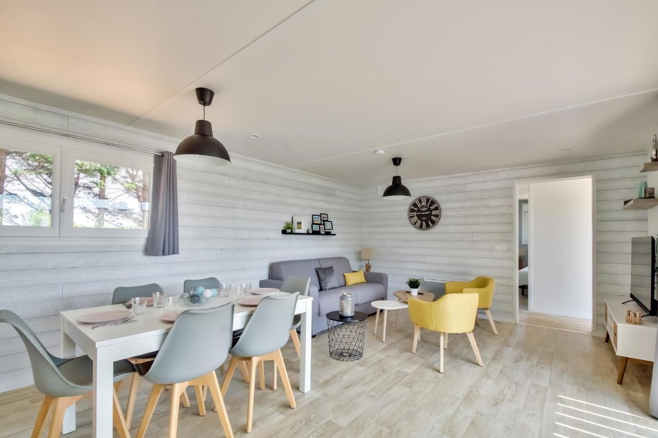 Brétignolles-sur-Mer Chalet Pour 8 Dans Residence Avec Piscine Chauffee מראה חיצוני תמונה