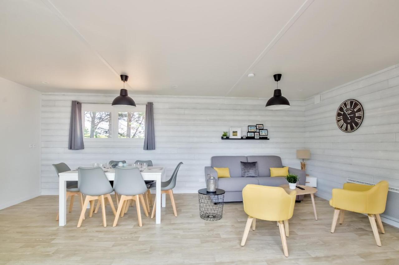 Brétignolles-sur-Mer Chalet Pour 8 Dans Residence Avec Piscine Chauffee מראה חיצוני תמונה