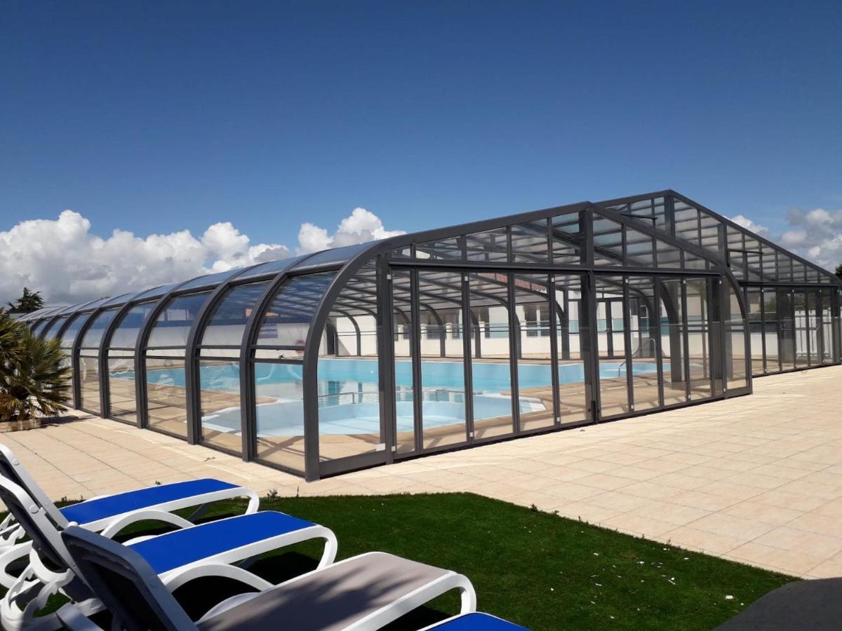 Brétignolles-sur-Mer Chalet Pour 8 Dans Residence Avec Piscine Chauffee מראה חיצוני תמונה