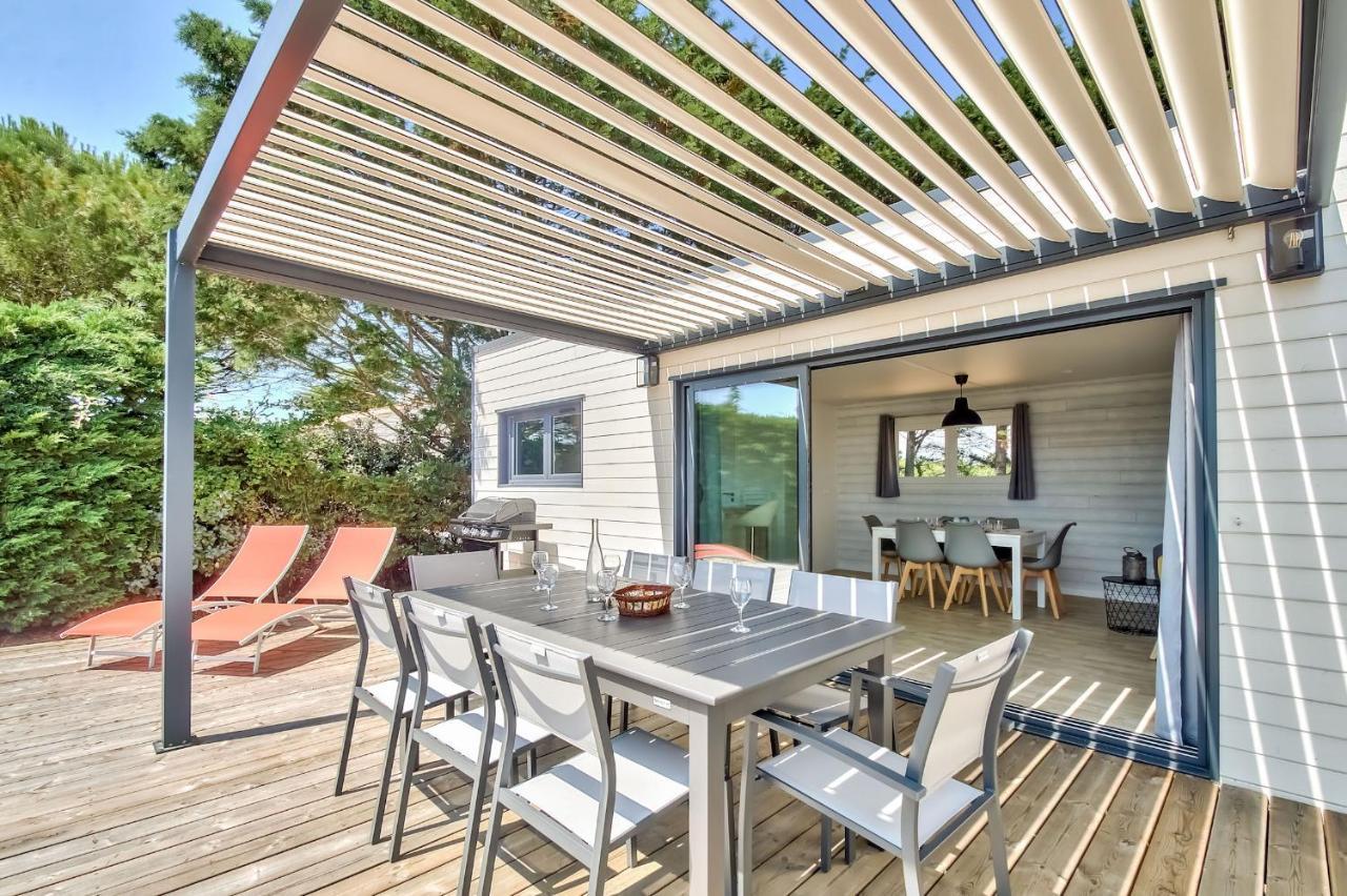 Brétignolles-sur-Mer Chalet Pour 8 Dans Residence Avec Piscine Chauffee מראה חיצוני תמונה